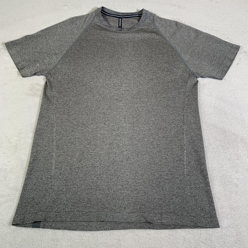 Ten Thousand The Seamless Shirt Mens Medium Gray Short Sleeve Athletic Training‎